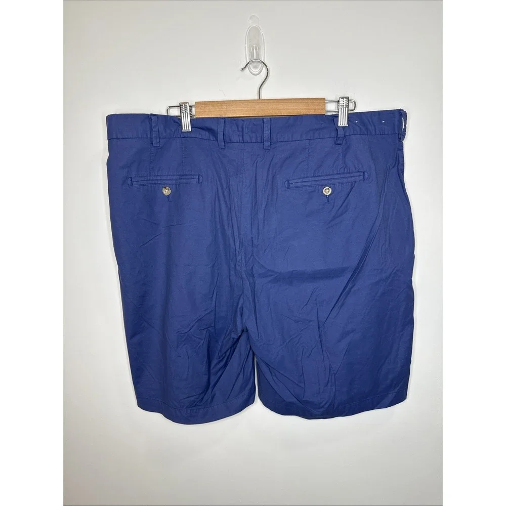 Peter‎ Millar Shorts 40 Blue Seaside Poplin Cotton Blend Golf Chino Performance
